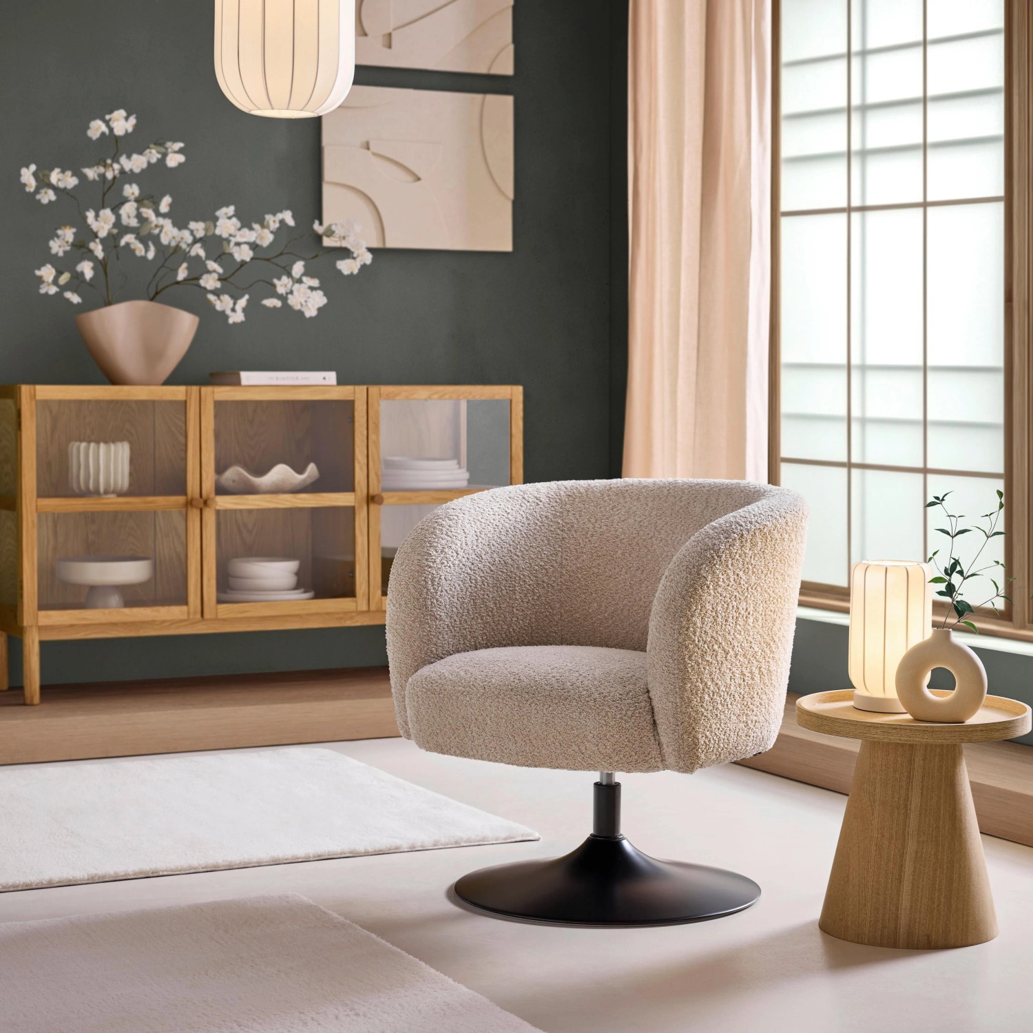 Modern Living Fertigvorhang Sila in Beige ca. 140x255cm_3