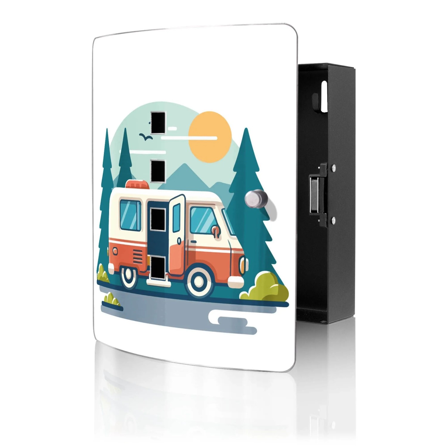 Banjado Design Schlüsselkasten Aus Edelstahl Für 10 Schlüssel 24x21,5x7cm M günstig online kaufen