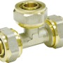Messing Reduzier T-Stück Schraubfitting 20 x 16 x 20 mm für Heizung und Trinkwasser.