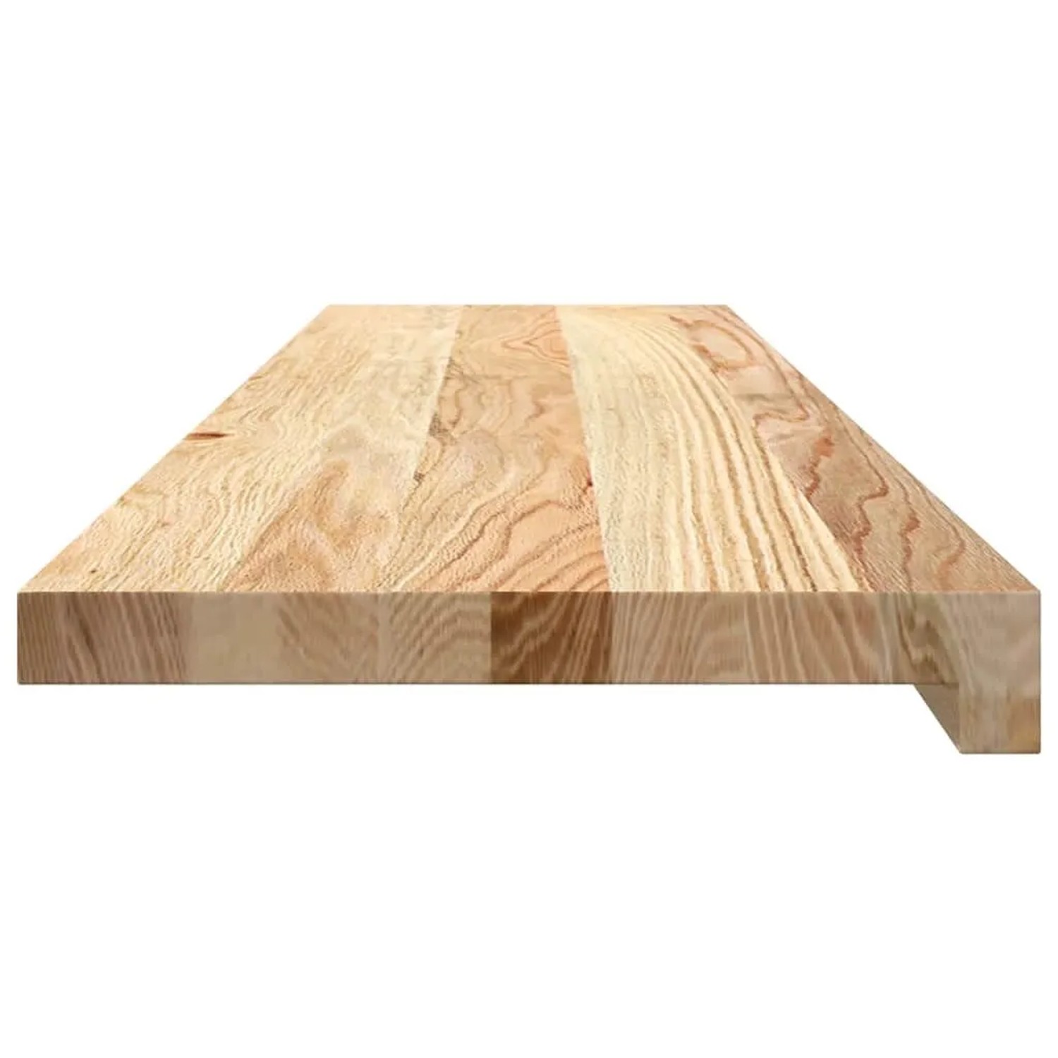 vidaXL Fensterbänke 2 Stk Unbehandelt 100x30x2 cm Massivholz Eiche 4009112_5