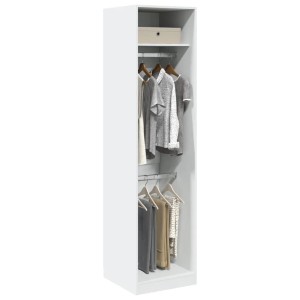vidaXL Kleiderschrank Weiß 50x50x200 cm Holzwerkstoff 3307783