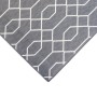 Grauer Primaflor In- & Outdoorteppich Reverso Geo River mit geometrischem Muster.