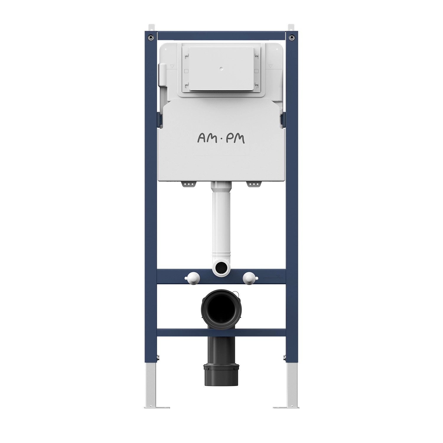 AM.PM Wand WC Set mit Vorwandelement und Spülkasten.