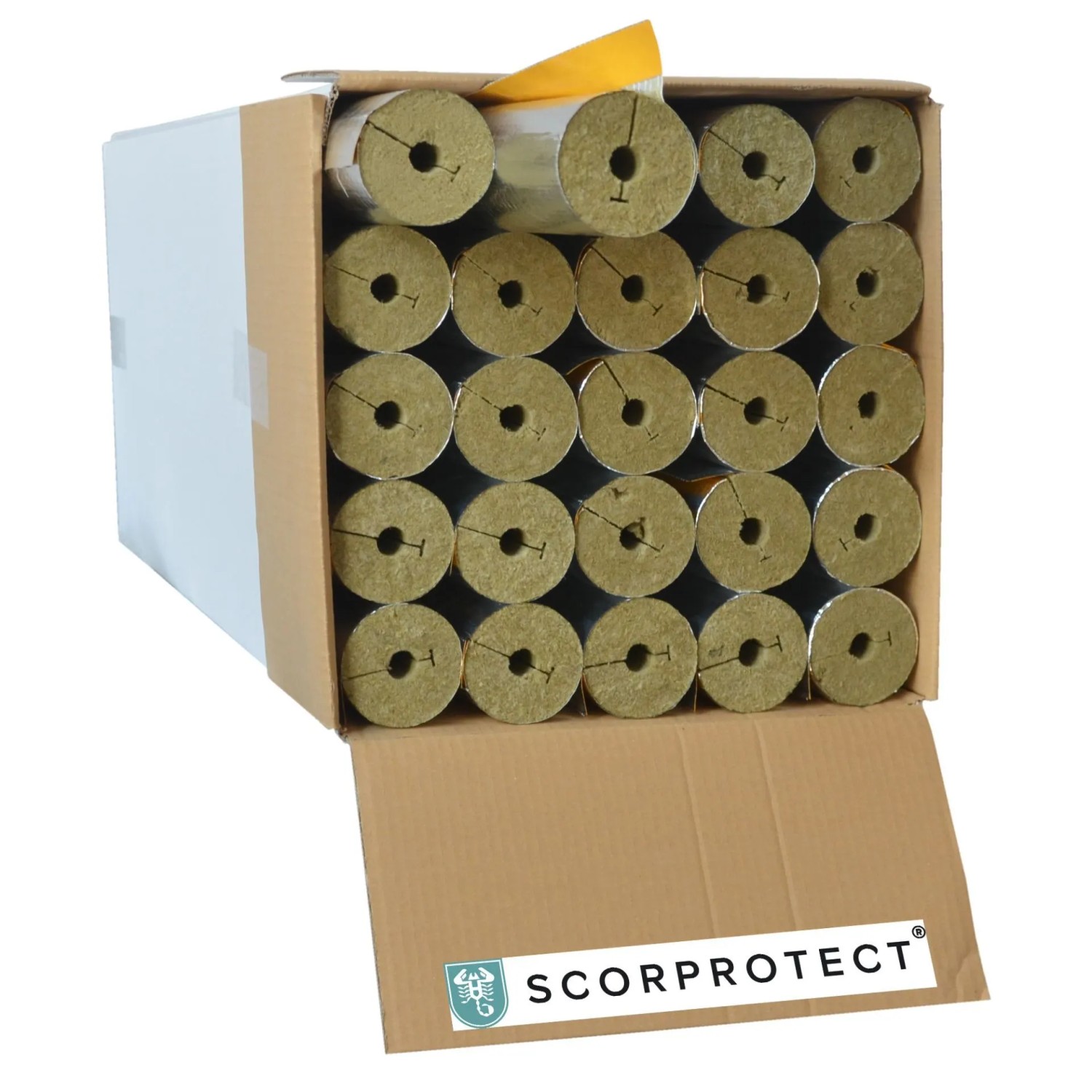 Scorprotect Karton Rohrisolierung Alu 18 MM X 30 MM günstig online kaufen