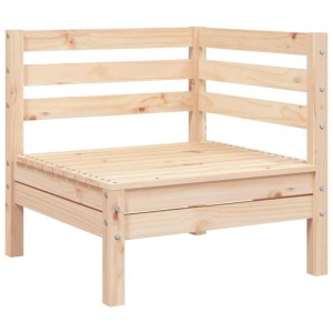 vidaXL Garten-Ecksofa Massivholz Kiefer 837977