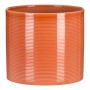 Scheurich Übertopf 828 Classic Mix, orange, mit horizontalen Rillen, Ø 9 cm.