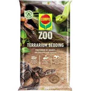 Compo Zoo Terrarien-Substrat für Schlangen und andere Reptilien 10 l