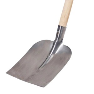 Galaflor Holsteiner Sandschaufel aus Edelstahl mit Holzstiel, Größe 2.