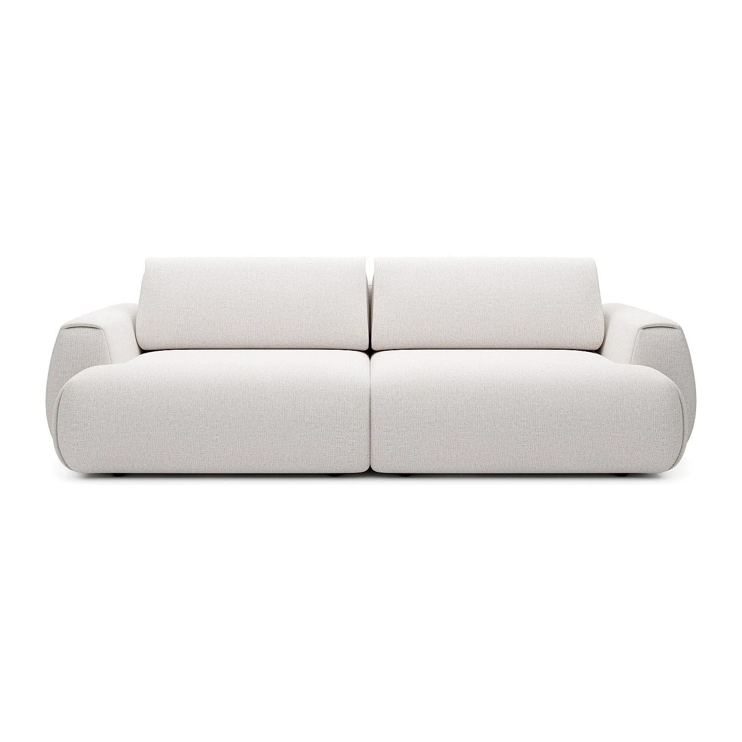 Vente-unique Schlafsofa Monelia Gebrochenes Weiß 260 cm