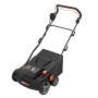 Worx 40V Akku-Vertikutierer WG855E.9, Elektro-Vertikutierer in Schwarz und Grau.