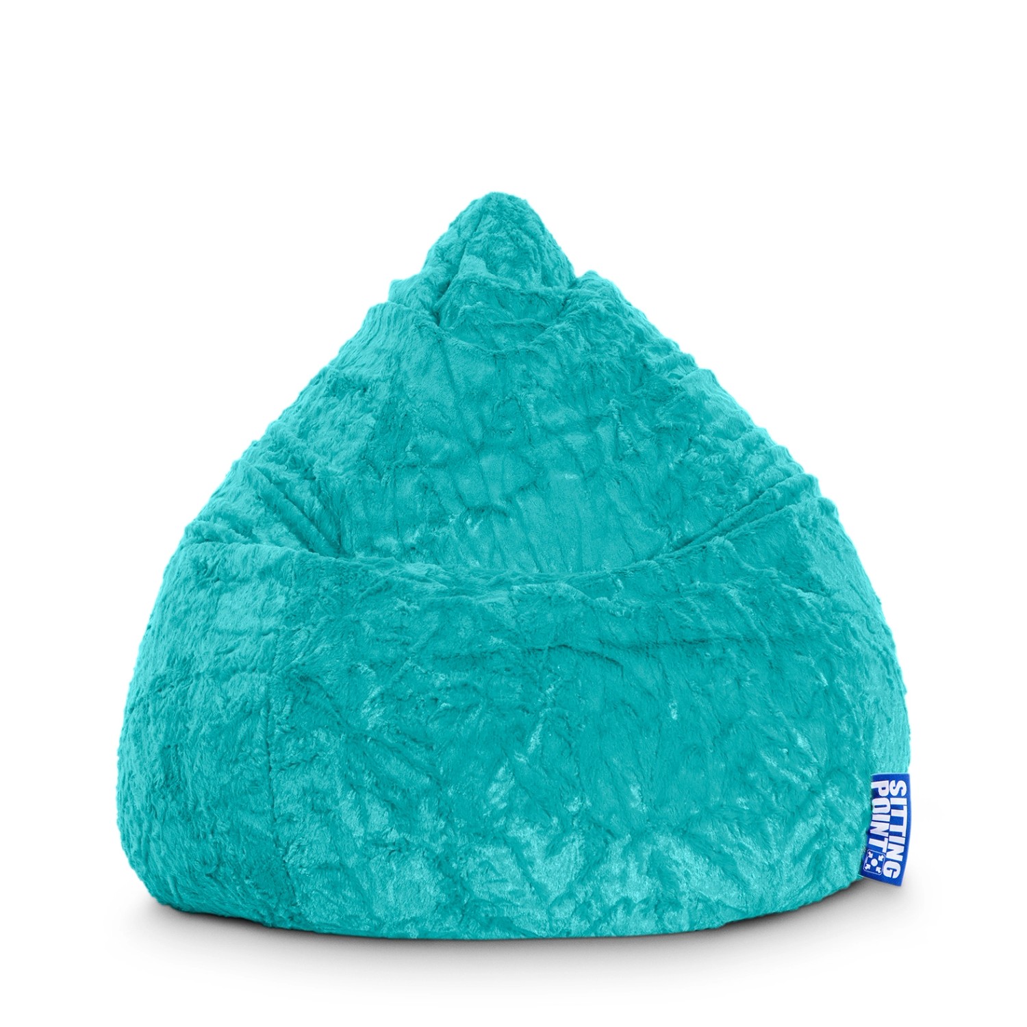 Sitting Point Sitzsack Fluffy 120 l Türkis