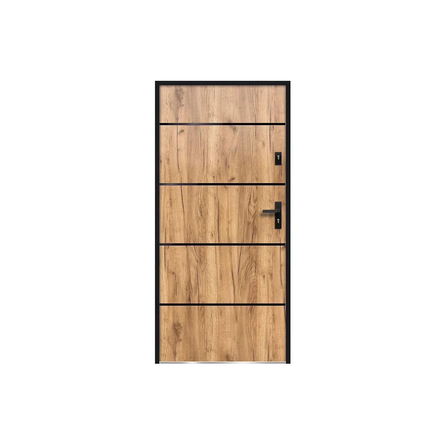 Vente-unique Haustür Naxara Naturfarben Hell 95 cm