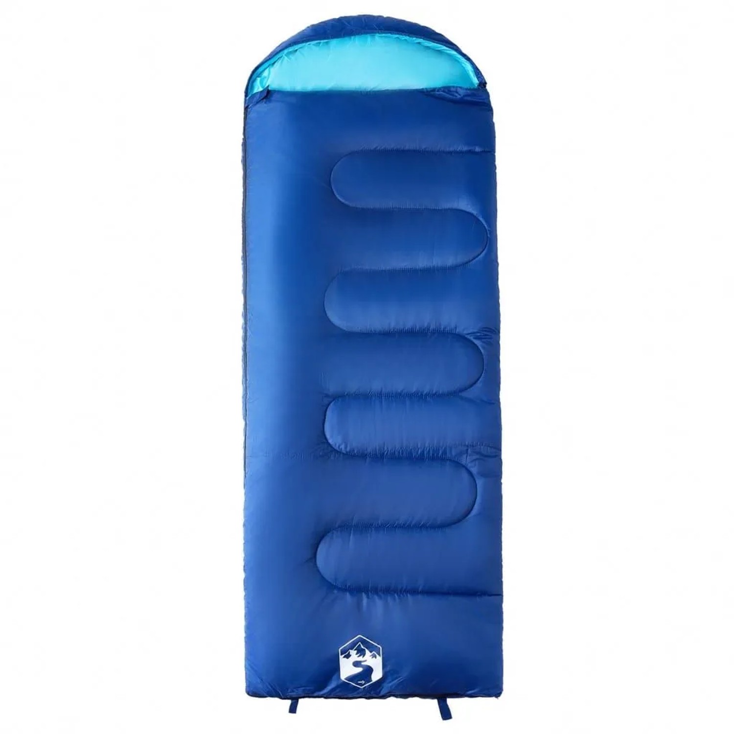 Blauer vidaXL Schlafsack für Erwachsene, geeignet für Camping in 3-4 Jahreszeiten.