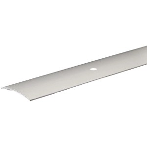 Arcansas Übergangsprofil aus Aluminium, 2 mm x 30 mm x 900 mm, in Silber.