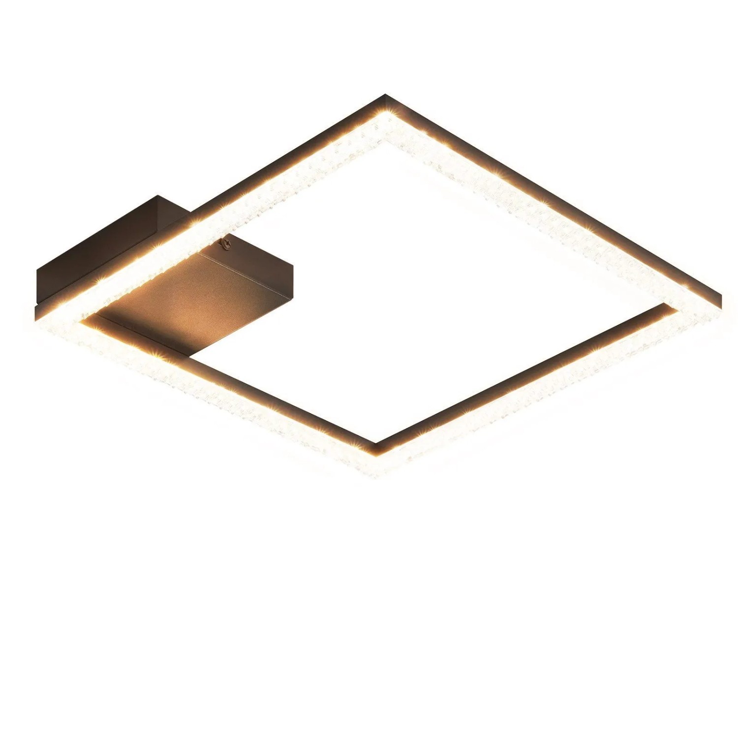 NETTLIFE LED Deckenleuchte aus Metall L30cmSchwarz-2