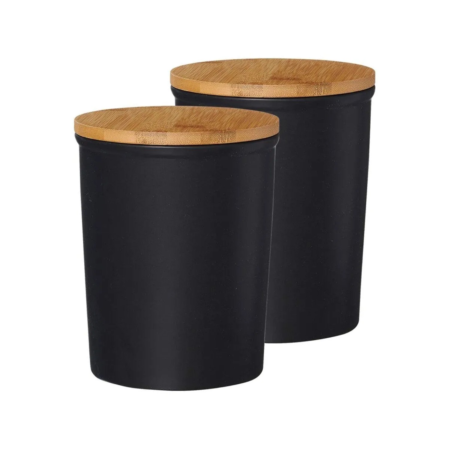 Ritzenhoff & Breker Jasper Vorratsdose 1,8, Schwarz 2er Set