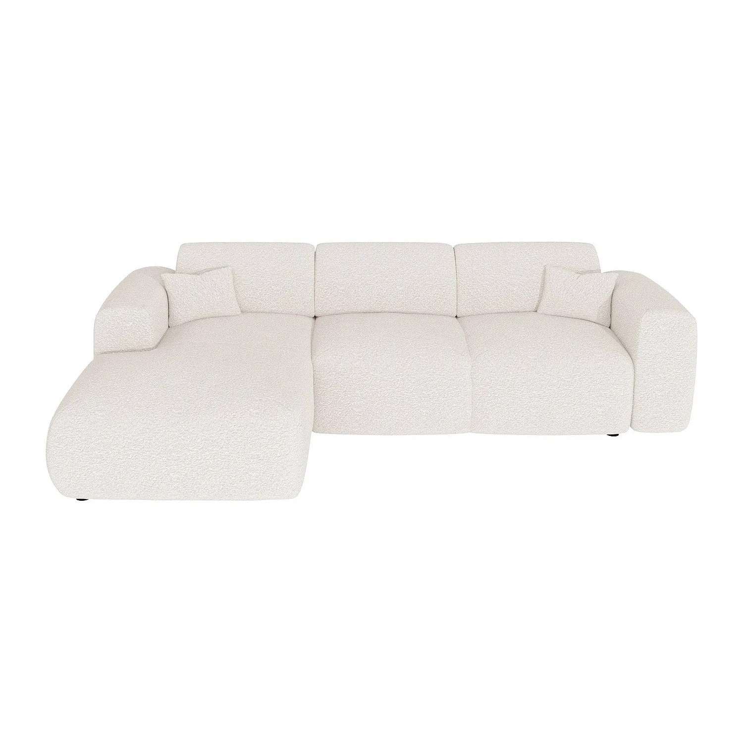 Vente-unique Schlafsofa Pogni Weiß 283 cm