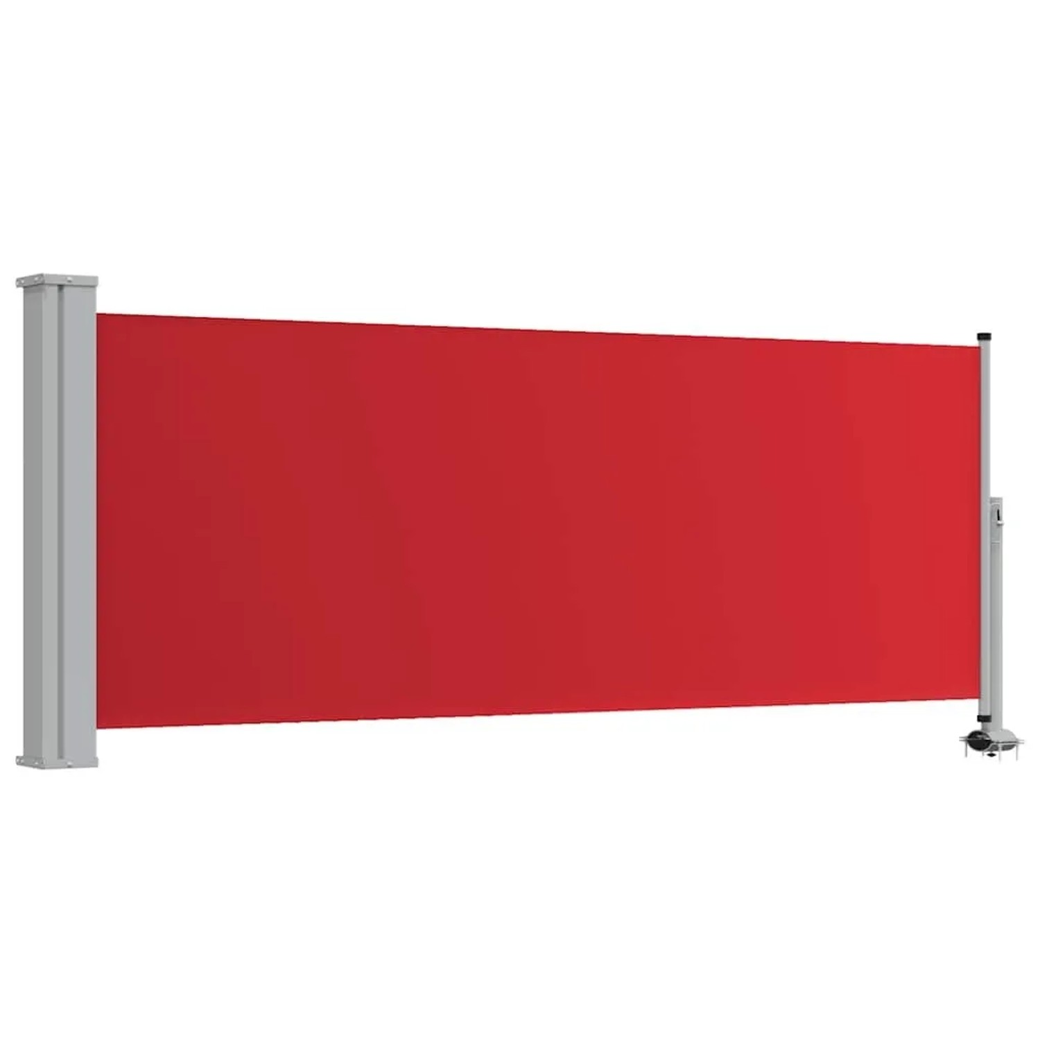 vidaXL Ausziehbare Seitenmarkise 100x300 cm Rot 48342