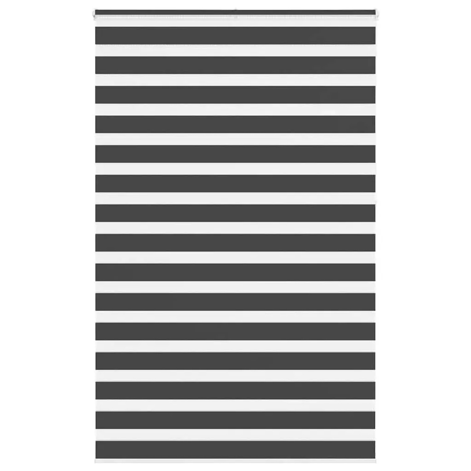 vidaXL Doppelrollo Schwarz 145x230 cm Stoffbreite 140,9 cm Polyester 401429 günstig online kaufen