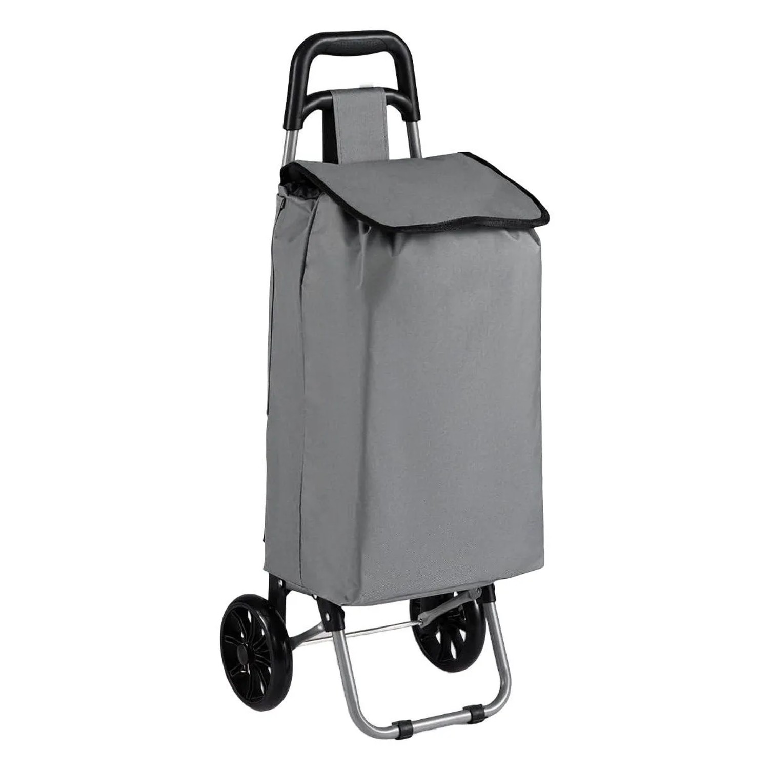 Costway 35L Einkaufstrolley Klappbar mit Abnehmbarer Tasche & Seitentasche