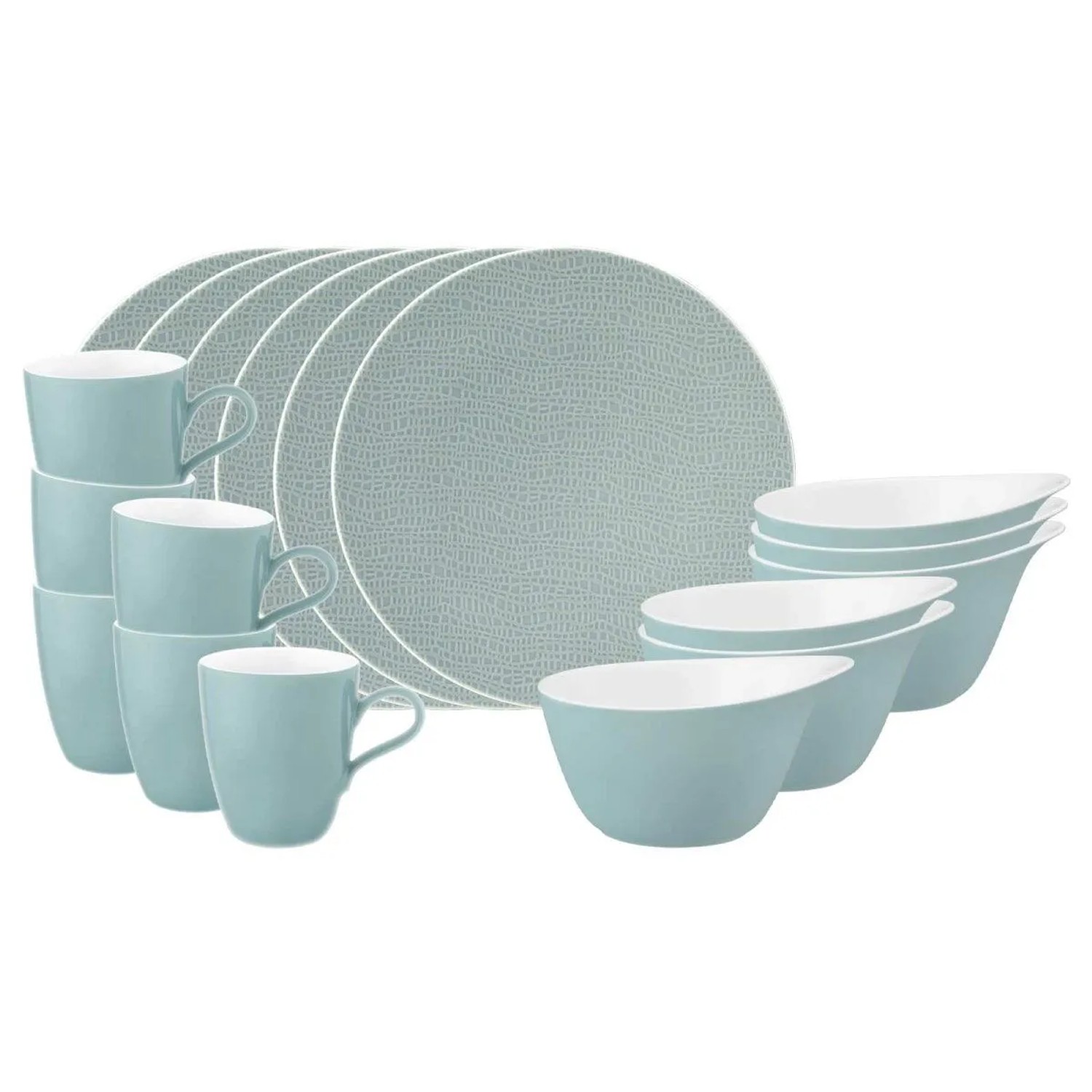 Seltmann Weiden Life Fashion Frühstücks-Set 18-teilig Green Chic