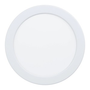 Weißer Eglo LED-Einbauspot Fueva 5, Ø 16,6 cm, 3000K. Runde LED-Einbauleuchte für den Innenbereich.