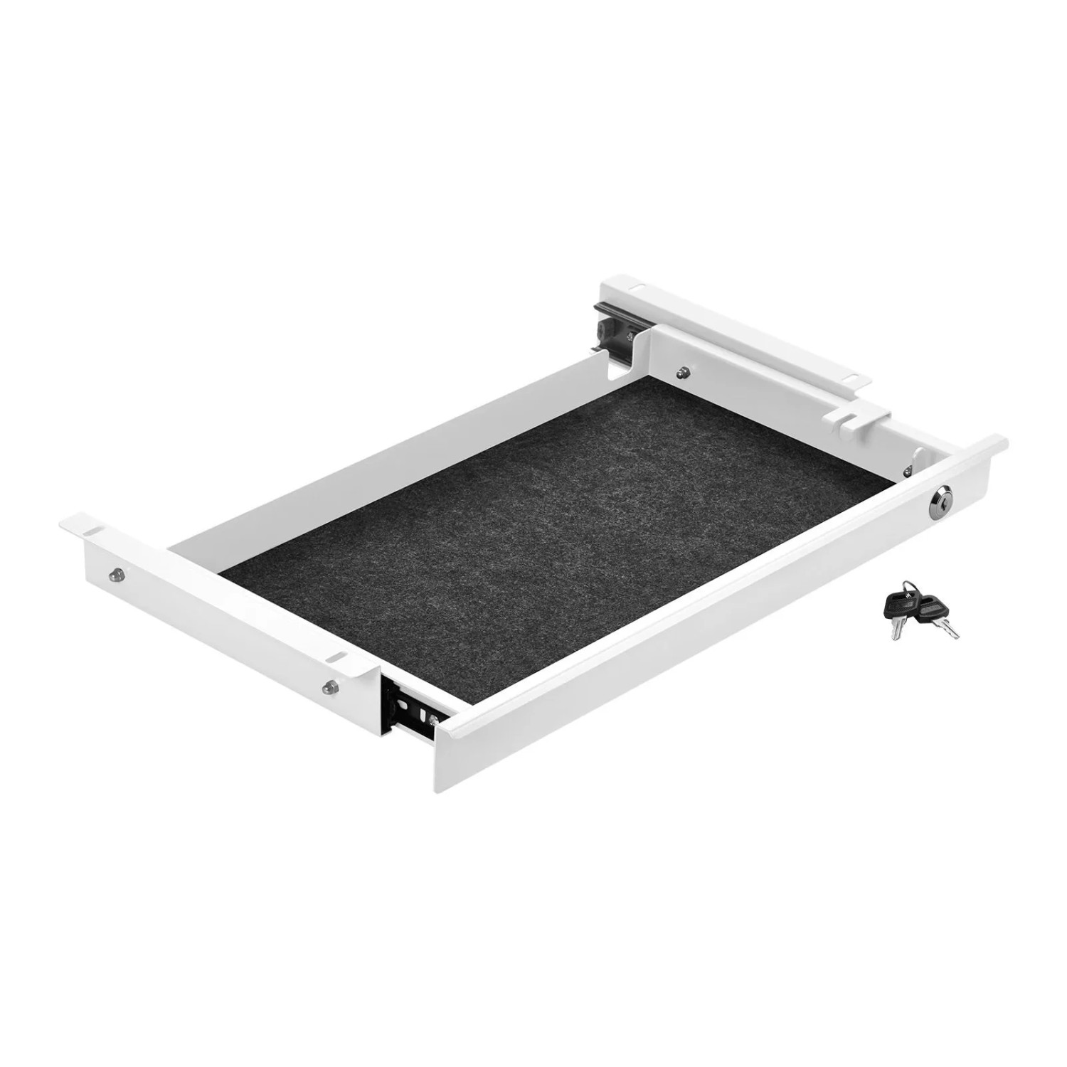 SOTECH CAVO Unterbau Dokumentenschublade 500 x 265 x 45 mm Weiß Abschließbar