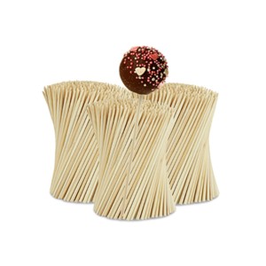 Relaxdays Cake Pop Stiele, 1000er Set aus Bambus, naturfarben, mit Cake Pop.