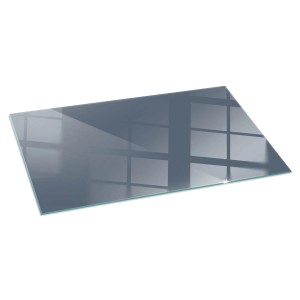 Tulup Glasplatte für Kamin Marine Glasbodenplatte für Kaminöfen Rechteck 140x70 cm Marine Glasplatte für Kamin Glas unter Kamin