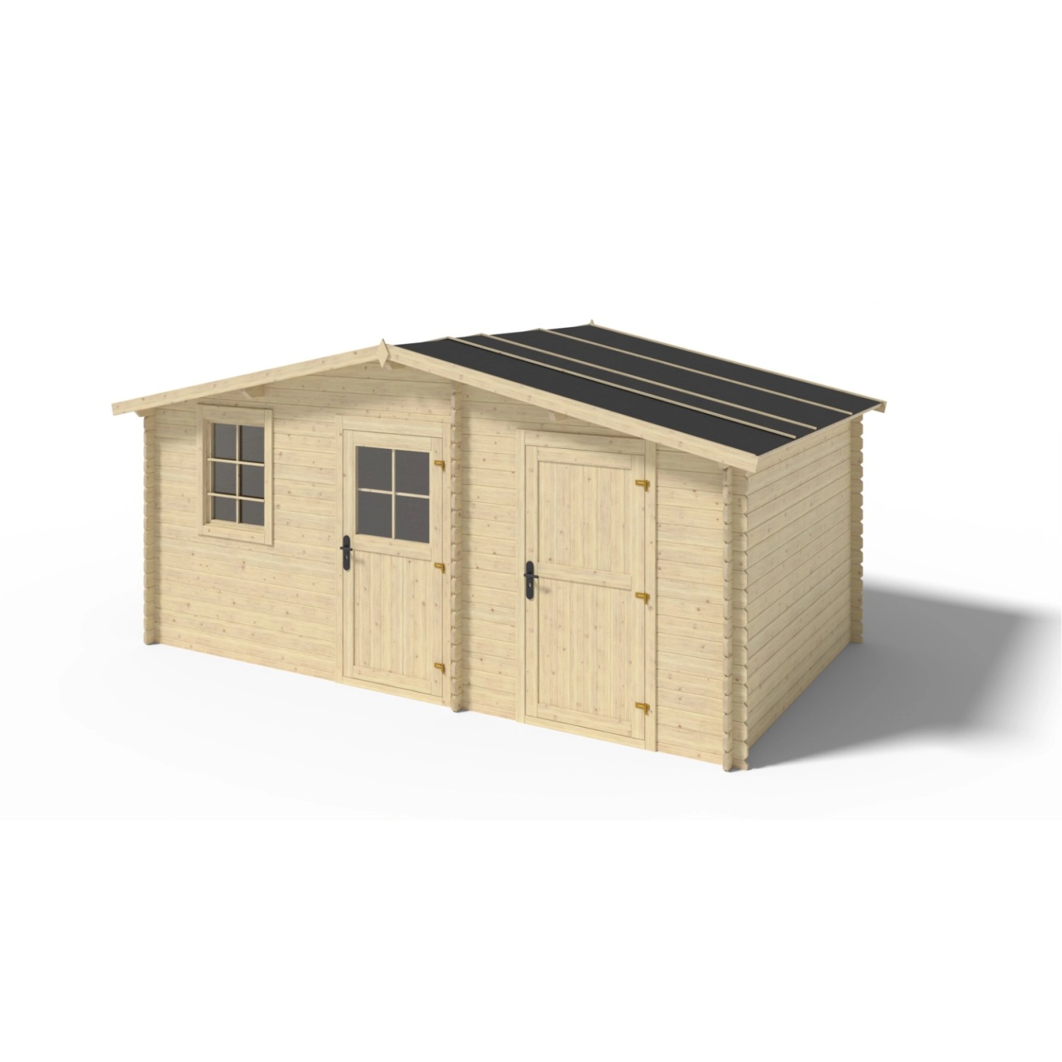 Altanka Gartenhaus   Gerätehaus 15 m2   5x3 m   28 mm   DOM578 günstig online kaufen