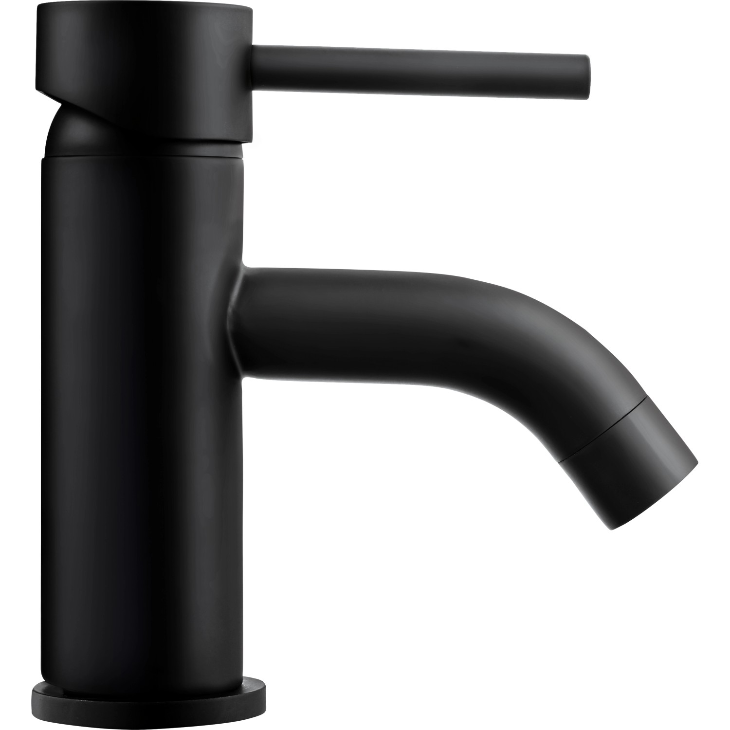 baliv Waschtischarmatur WT-210, schwarz-matt. Einhebelmischer für Waschbecken.