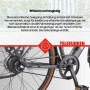 Detailaufnahme: TELEFUNKEN E-Bike mit Riemenantrieb und 2-Gang-Schaltung.
