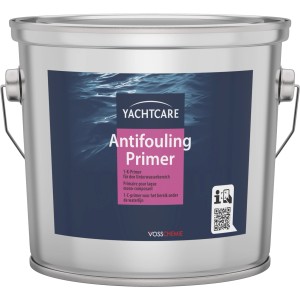 Grauer YachtCare Antifouling Primer 1 K in Metalldose, geeignet für Bootslackierungen.