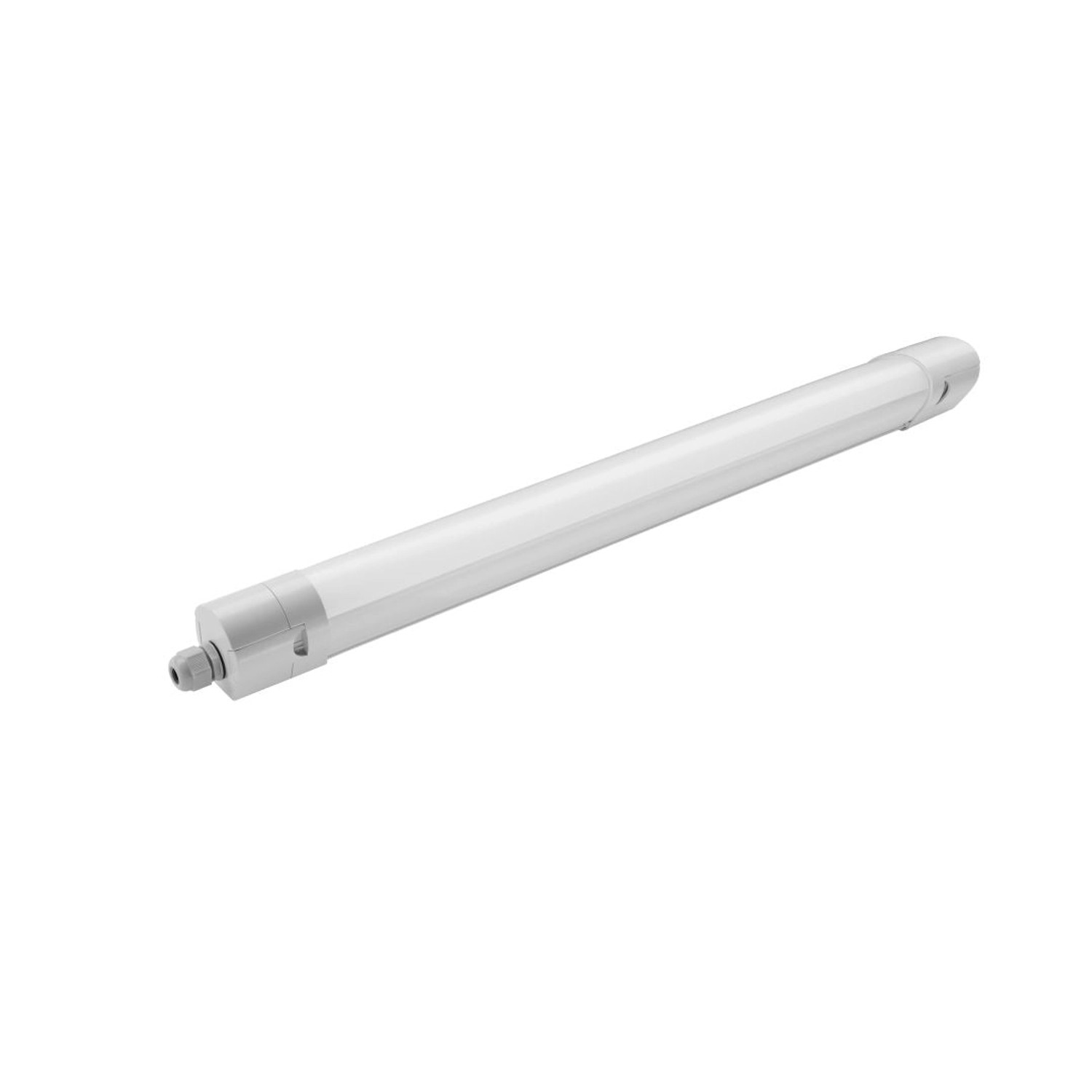 ENOVALITE LED Feuchtraumleuchte PRO 65cm 18W 2070Lm 4000K Neutralweiß IP65 OSRAM-Netzteil Wannenleuchte Durchschleifbar