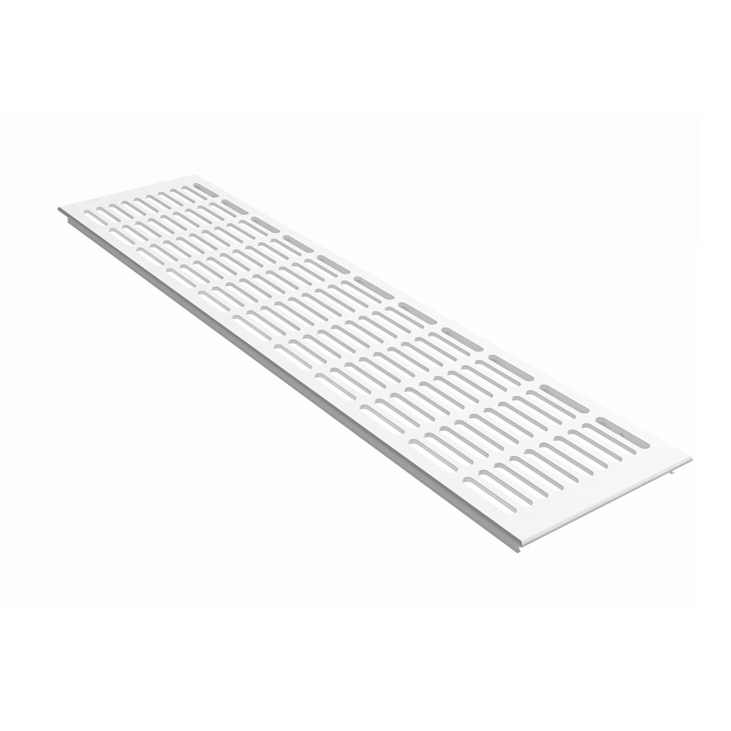 MS Beschläge Aluminium Gitter 130 x 200 mm Weiß RAL 9016 günstig online kaufen