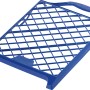 Blaues LUX Abstreifgitter, 25x21 cm, aus Kunststoff zum Abstreifen von Farbrollern und Pinseln.