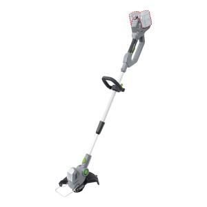 LUX Akku-Rasentrimmer 1 PowerSystem A-RT-2x20/30, Akku-Trimmer mit Teleskopstiel und Zusatzhandgriff.