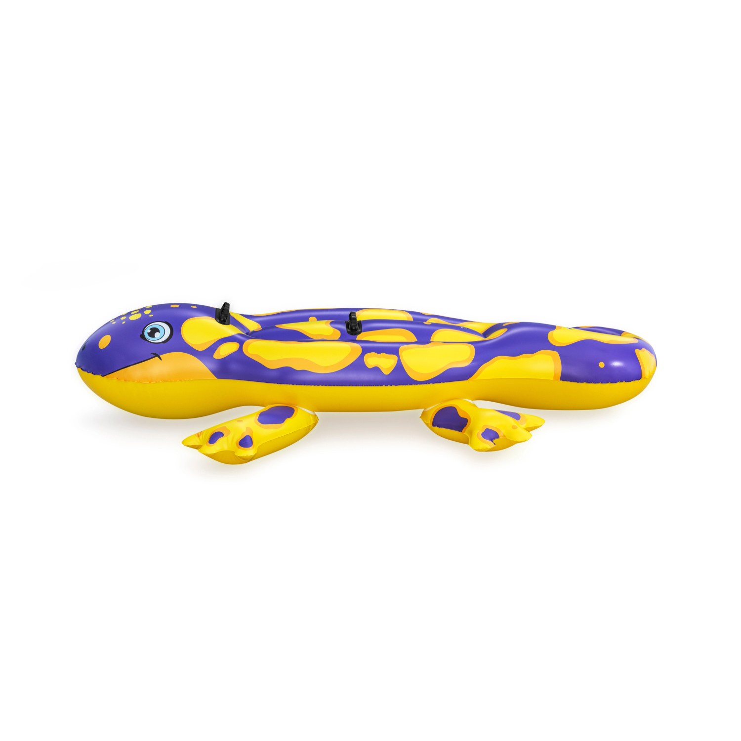 Bestway Schwimmtier Splashing Salamander, gelb-lila, 191x119cm, ab 3 Jahren.