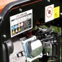 Detailaufnahme: Cross Tools Notstromaggregat CPG 4000 INV, technisches Detail.