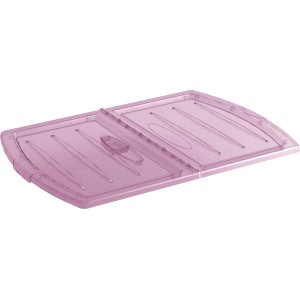 Deckel für OBI Aufbewahrungsbox Home XXM in Cassis mit Klappdeckel.