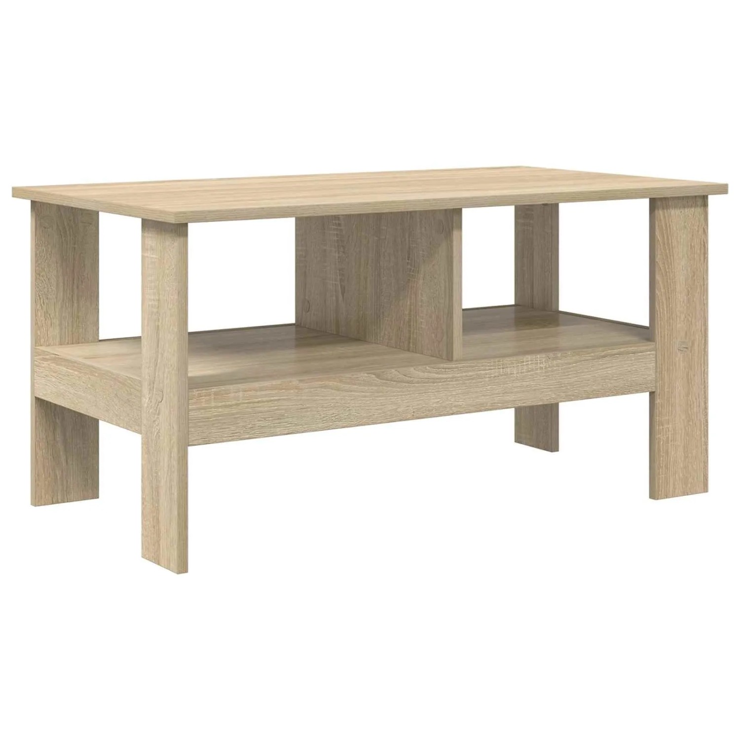 vidaXL Couchtisch Sonoma-Eiche 90 x 50 x 45 cm Holzwerkstoff 8000254 günstig online kaufen