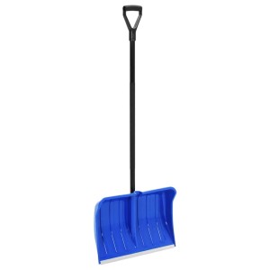 vidaXL Schneeschaufel Blau 147 cm Metall 93708