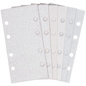 6-teiliges Schleifstreifen-Set (K240, K320, K400) für Schwingschleifer, 93x180mm, ideal für Lack.