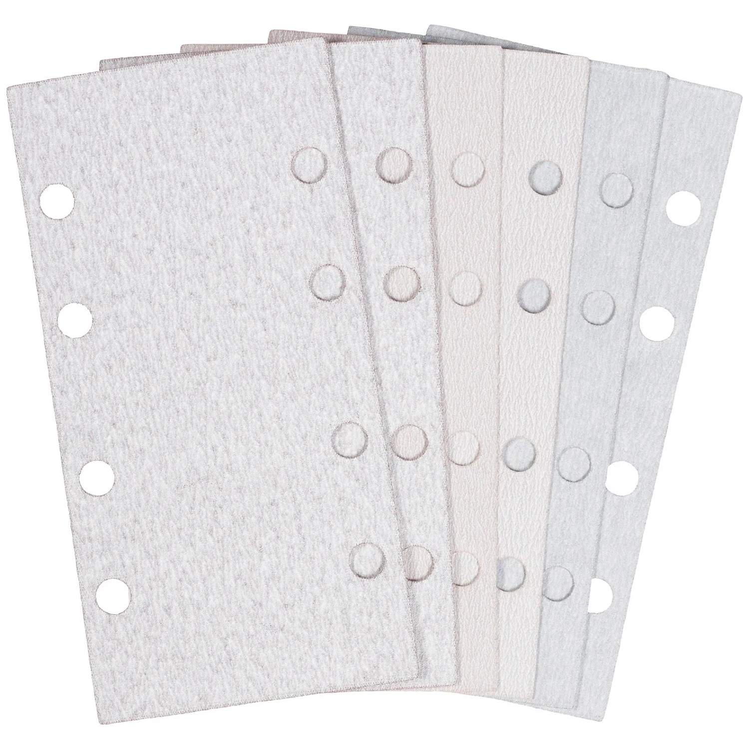 LUX-Tools Schleifstreifen-Set 93 mm x 180 mm 6-teilig