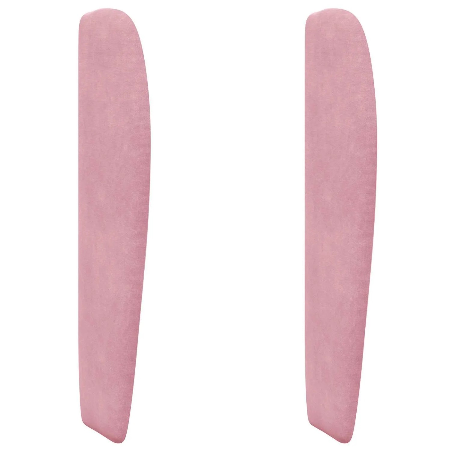 vidaXL Kopfteil Ohr Rosa 80 x 23 x 6 cm Samt 346575
