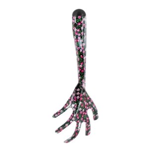 Galaflor Handgrubber aus Stahl mit Blumenmotiv