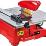 Einhell Fliesenschneidmaschine TC-TC 800 mit Edelstahltisch und Diamanttrennscheibe.