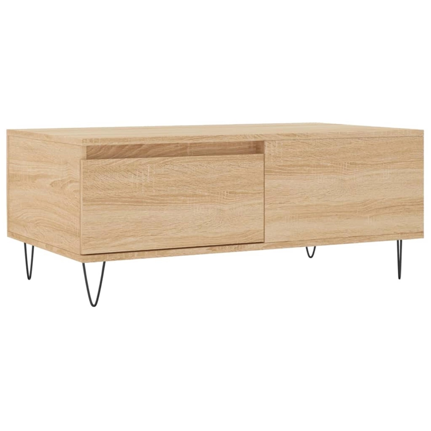 vidaXL Couchtisch Sonoma-Eiche 90x50x36,5 cm Holzwerkstoff Modell 10 günstig online kaufen