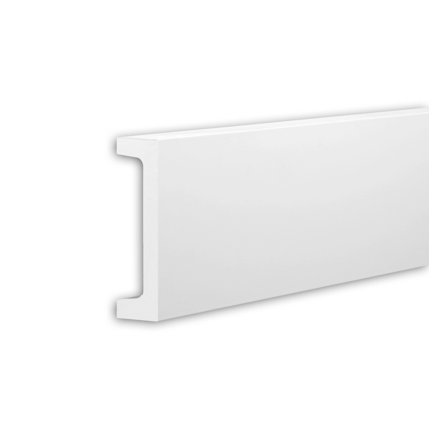 PROFHOME 433202 Friesleiste Fassadenprofil Zierleiste Stuckleiste 2 m 200 cm x 4,2 cm x 14,6 cm Weiß