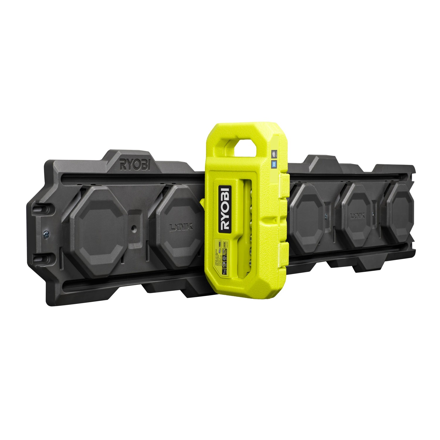 Ryobi Steckschlüssel-Set mit Ratsche, 9-teilig, in Transportbox.